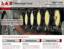 Tablet Screenshot of landhsewerage.com